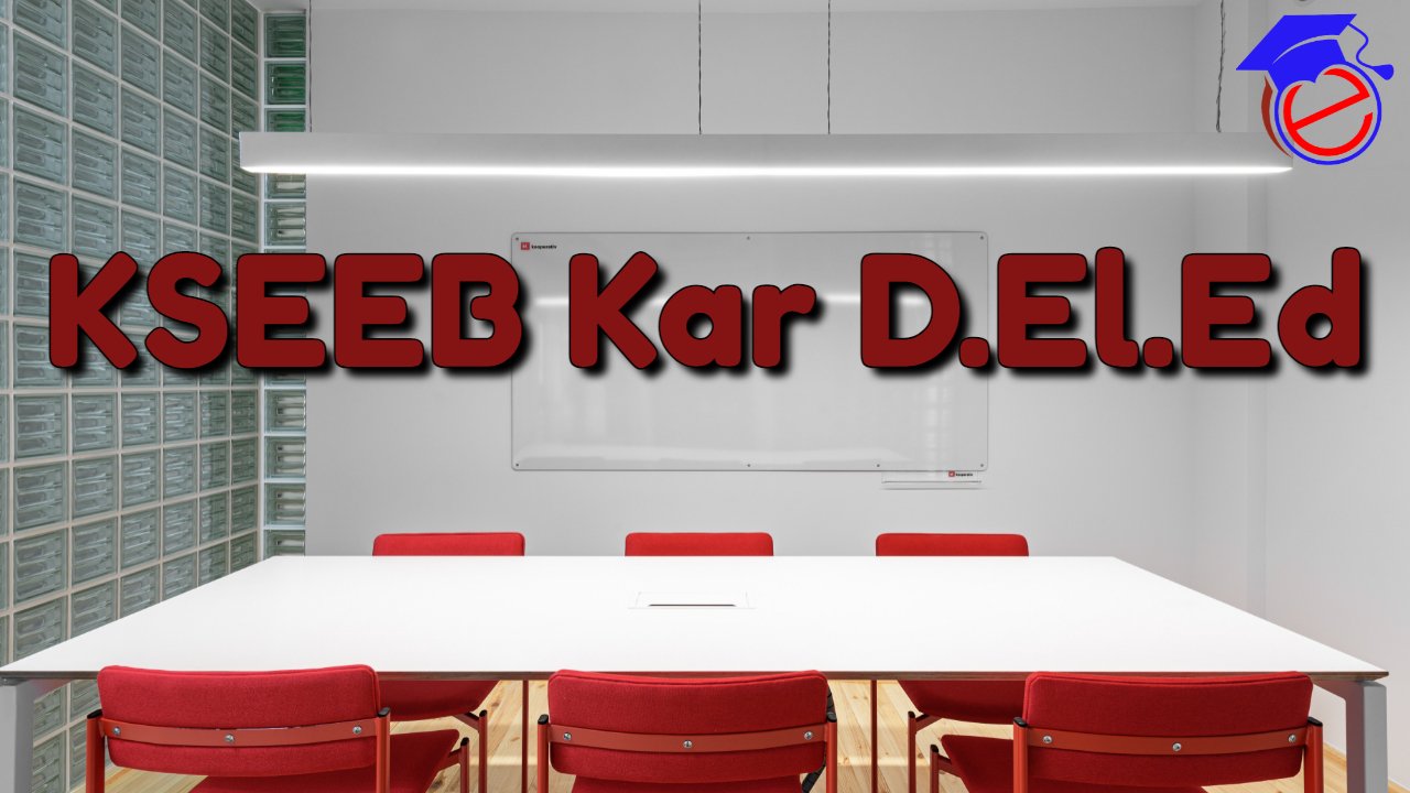 KSEEB Kar D.El.Ed