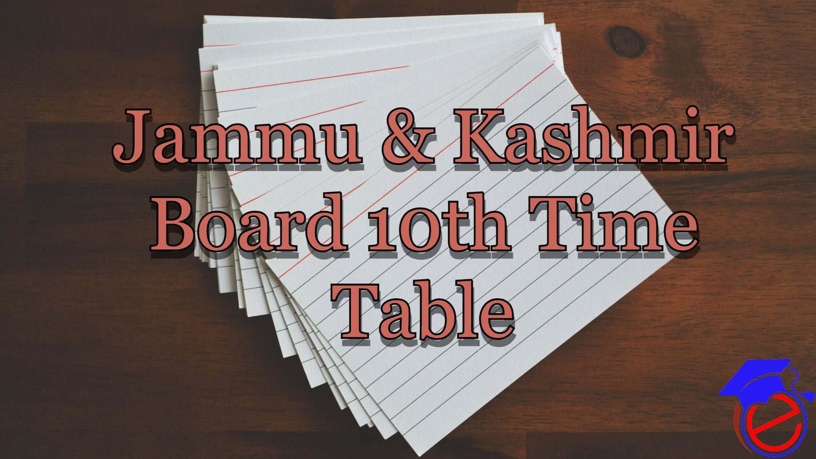 JKBOSE 10th Time Table